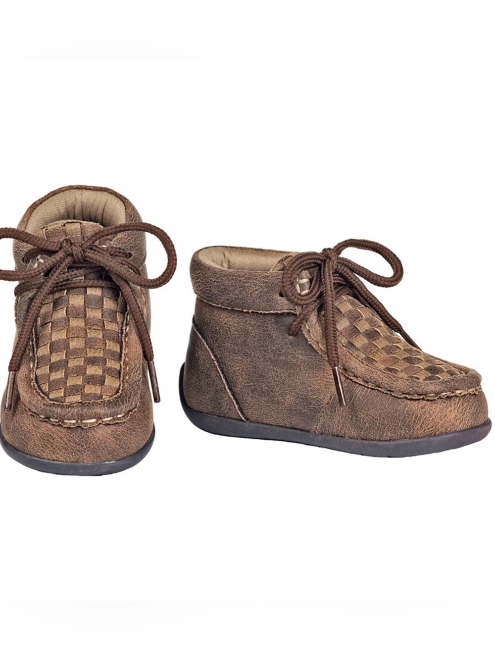 Twister Double Barrel Carson Bucker Brown Toddler Mocs Sz 4